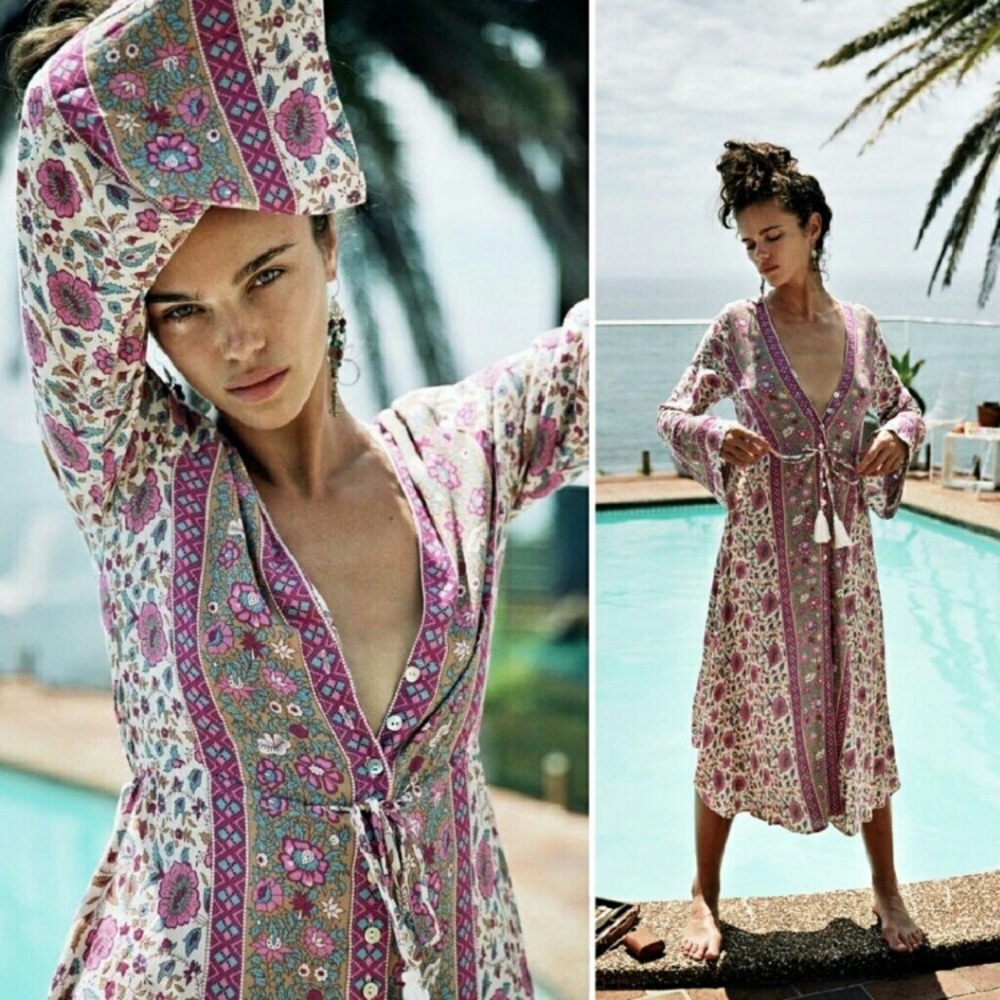 🌟Arnhem Kauai Midi Dress in Pearl🌟GUC - Picture 2 of 5